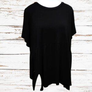 In every story by Penningtons black peasant baby doll top 1X